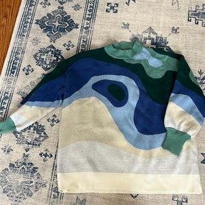 Verge Girl Abstract Sweater